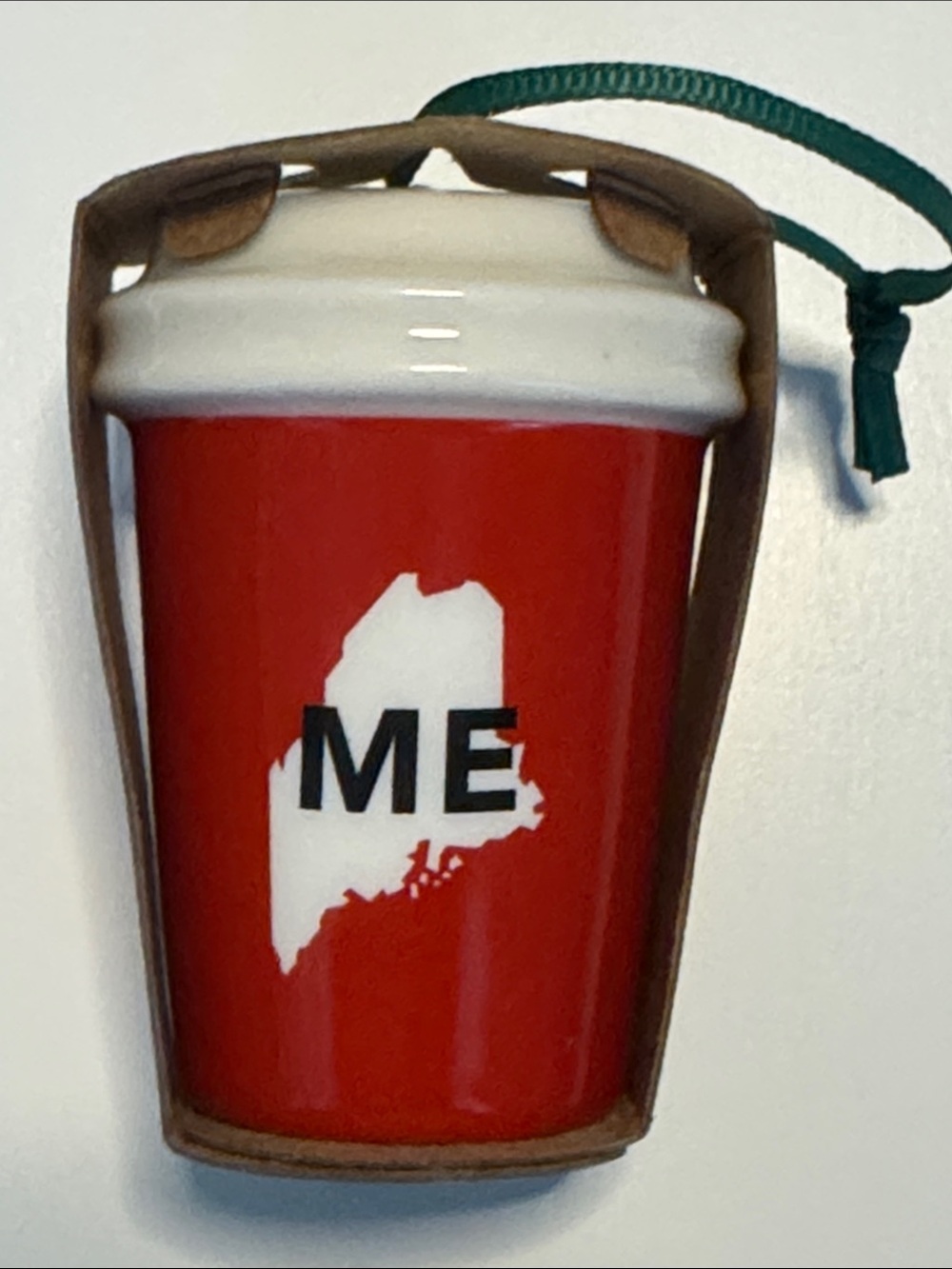 Starbucks Maine Ceramic Ornament NWT